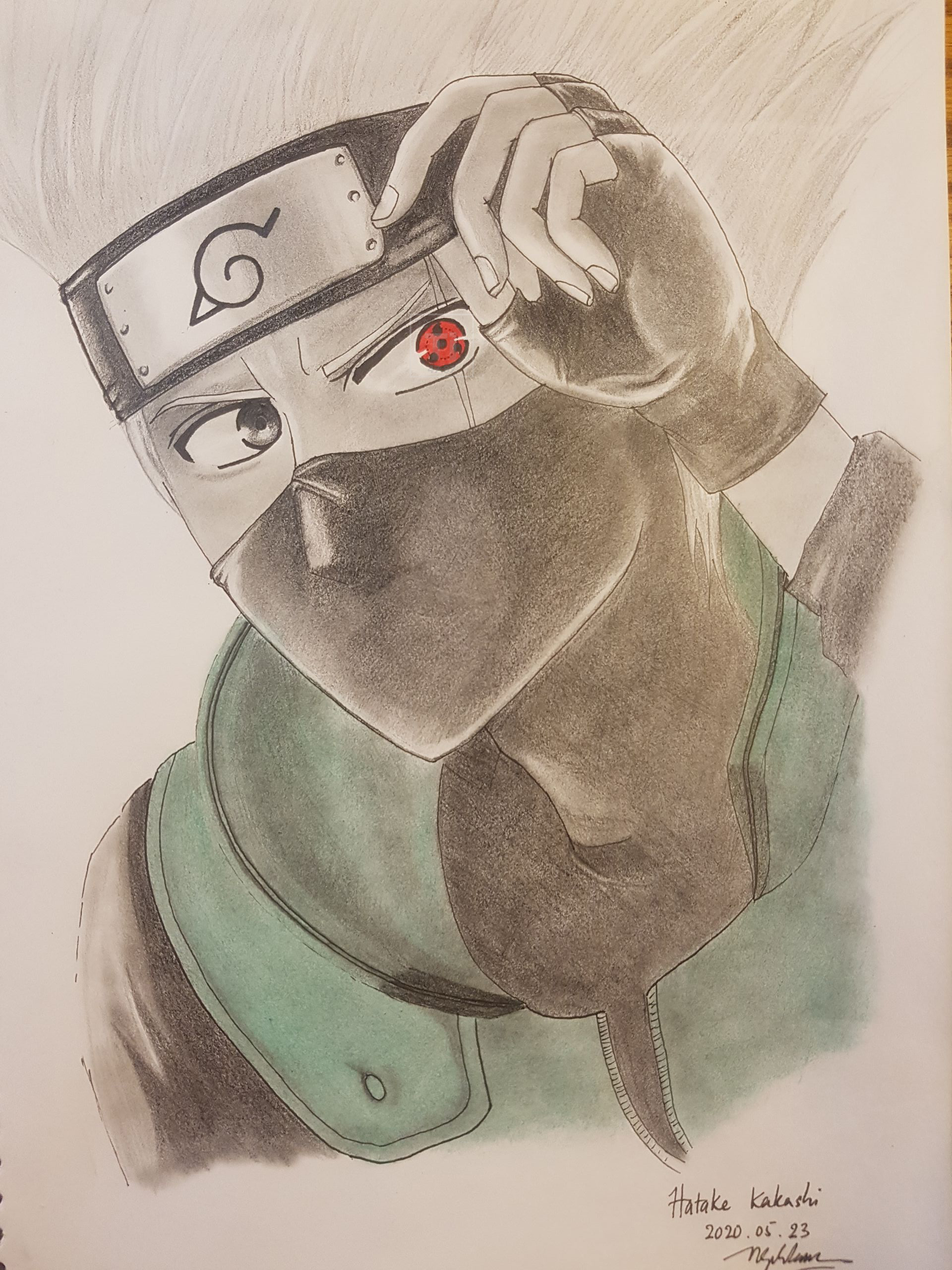My sketch of Hatake Kakashi