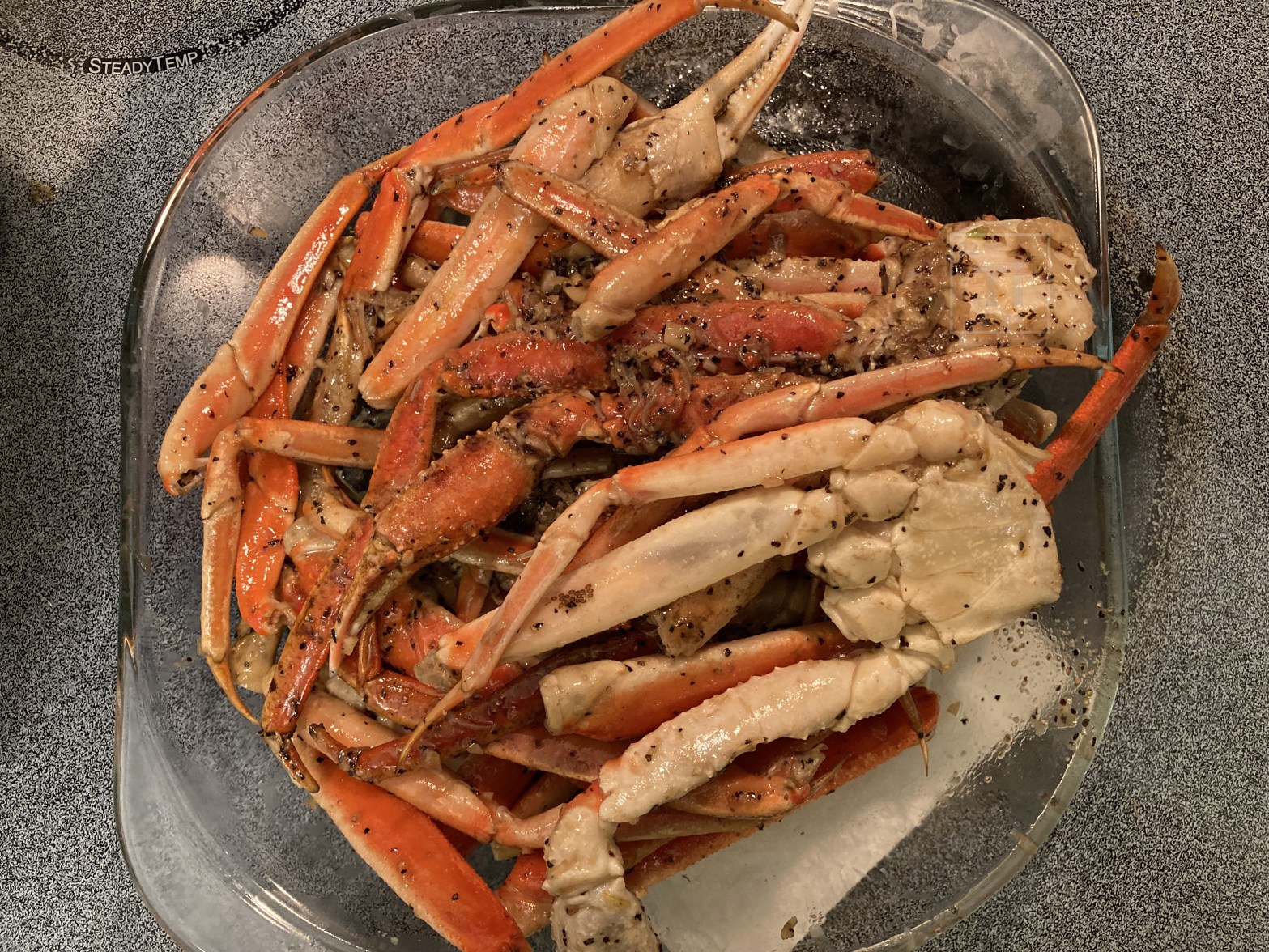 Garlic butter crab