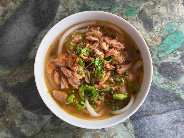 Vietnamese crab udon soup - 03F